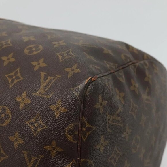 LOUIS VUITTON Monogram Keepall 55 Boston Bag M41424 LV Auth BD1436 - Picture 5 of 16